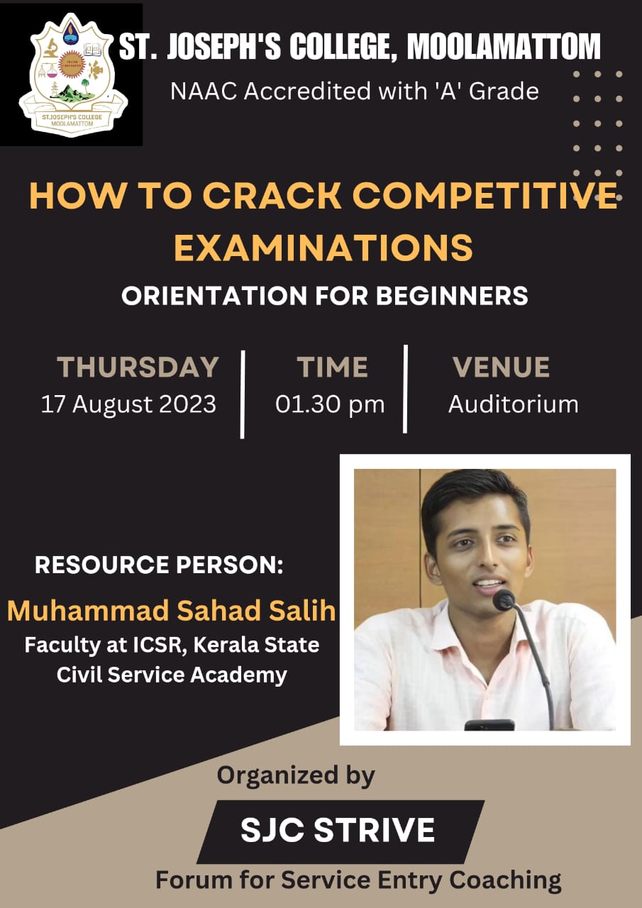 Orientation to beginners how to crack competitive examinations