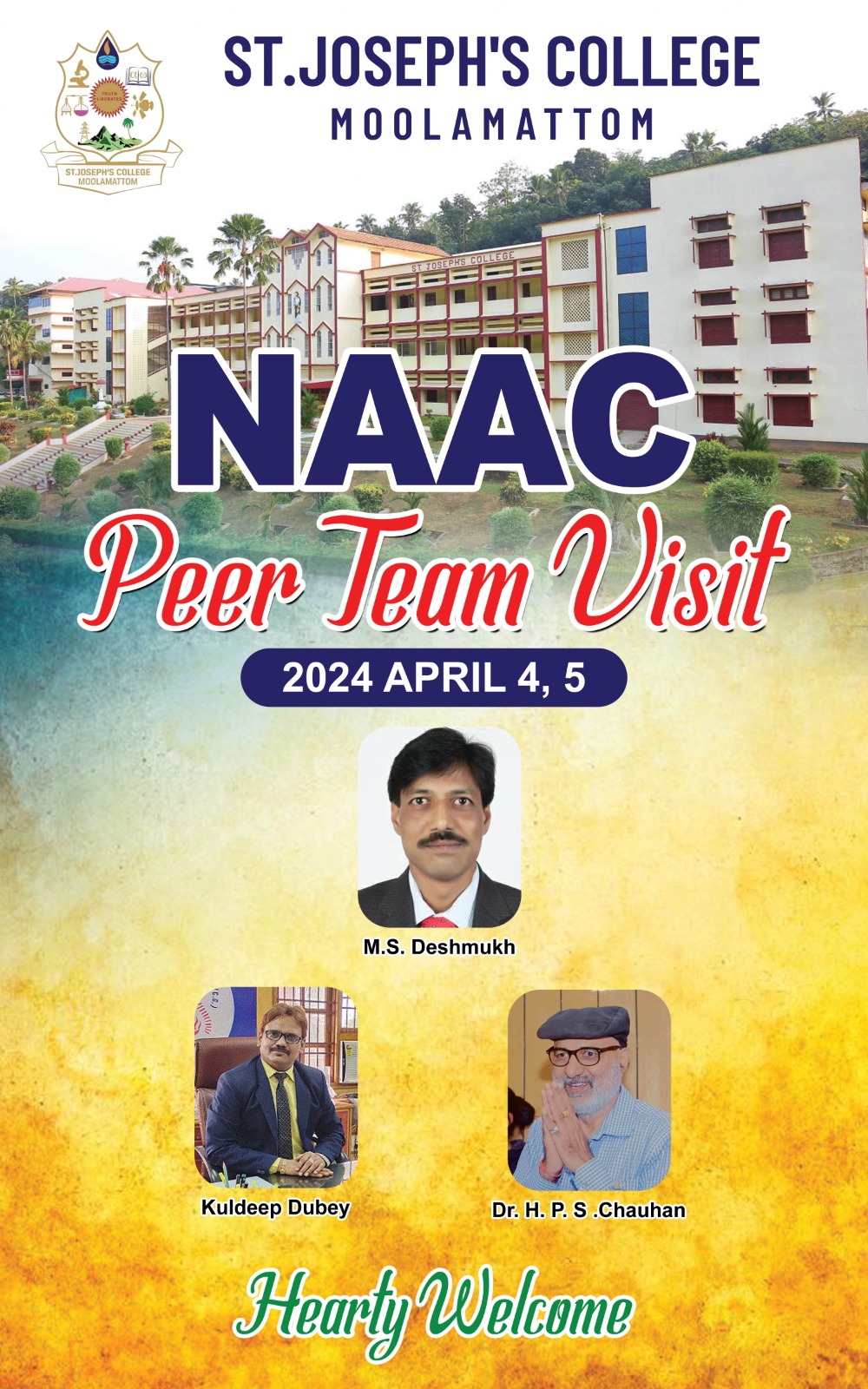 Hearty Welcome NACC Peer Team