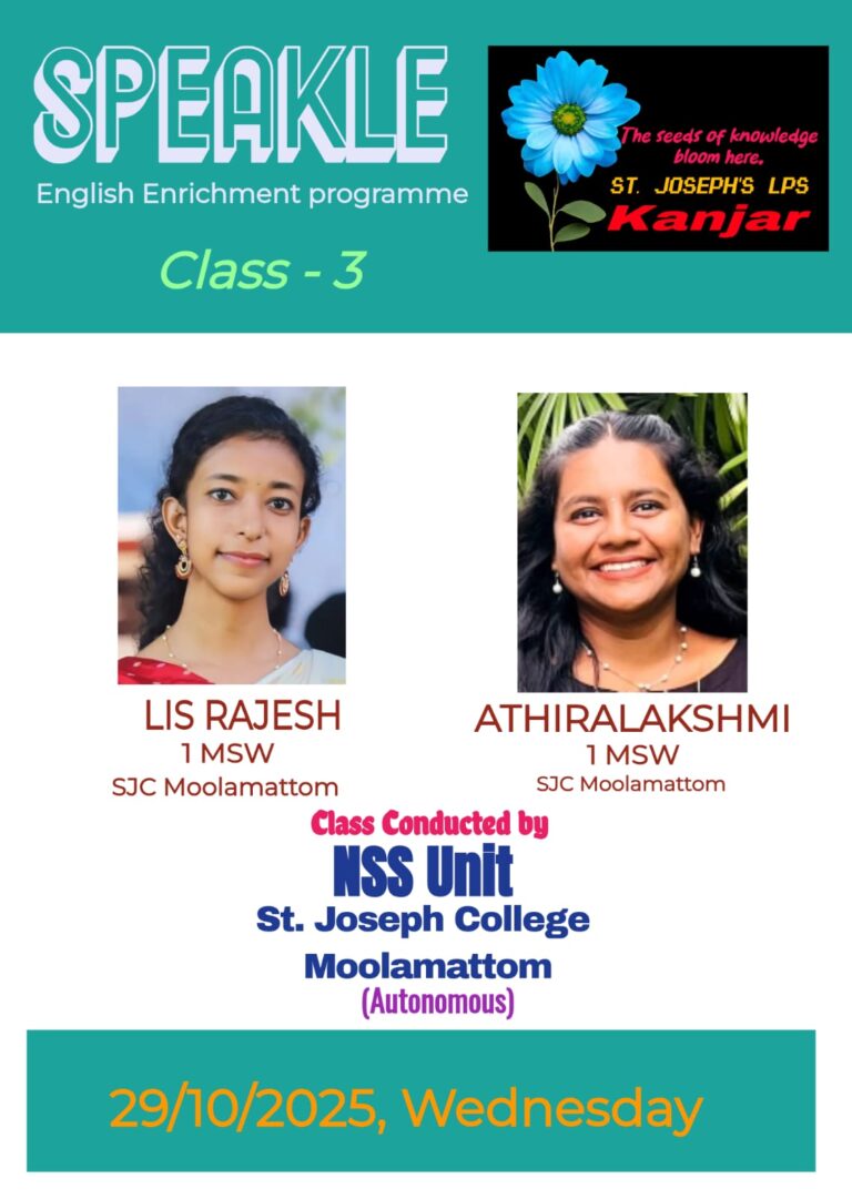 SPEAKLE-English Enrichment Programme: Class 3
