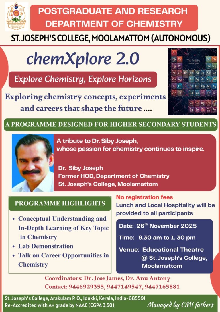 chemXplore 2.0: A One Day Programme for Higher Secondary Students